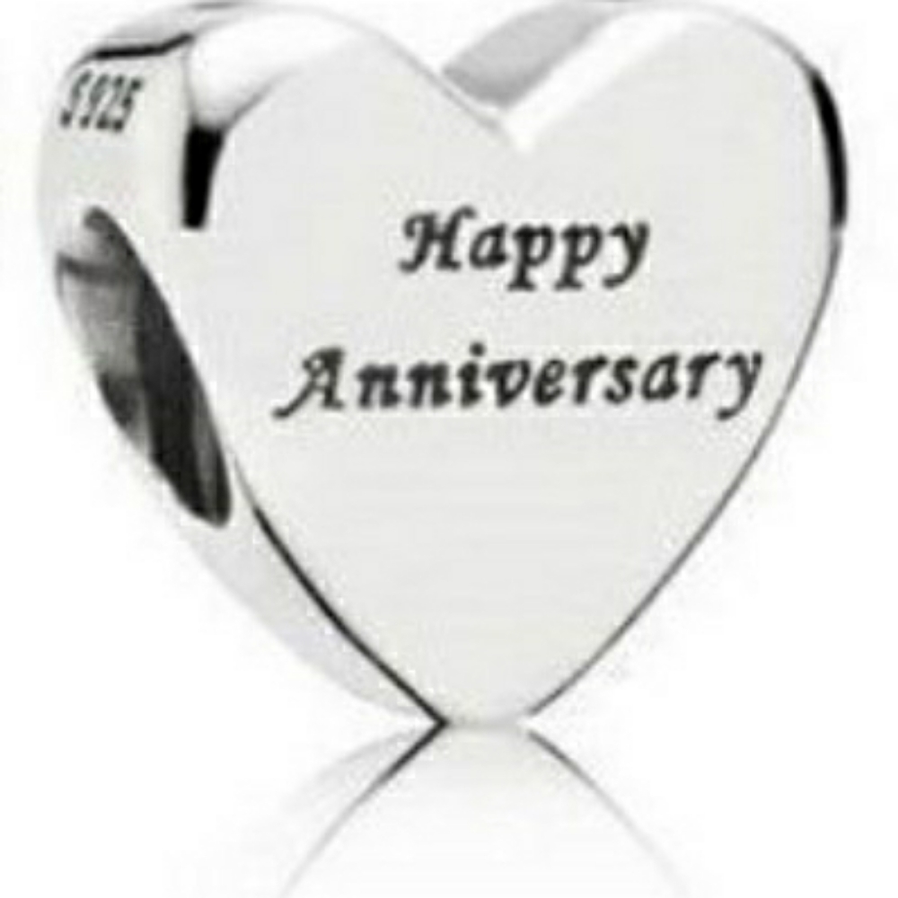 PANDORA (Retired) Happy Anniversary Charm - Picture 2 of 5